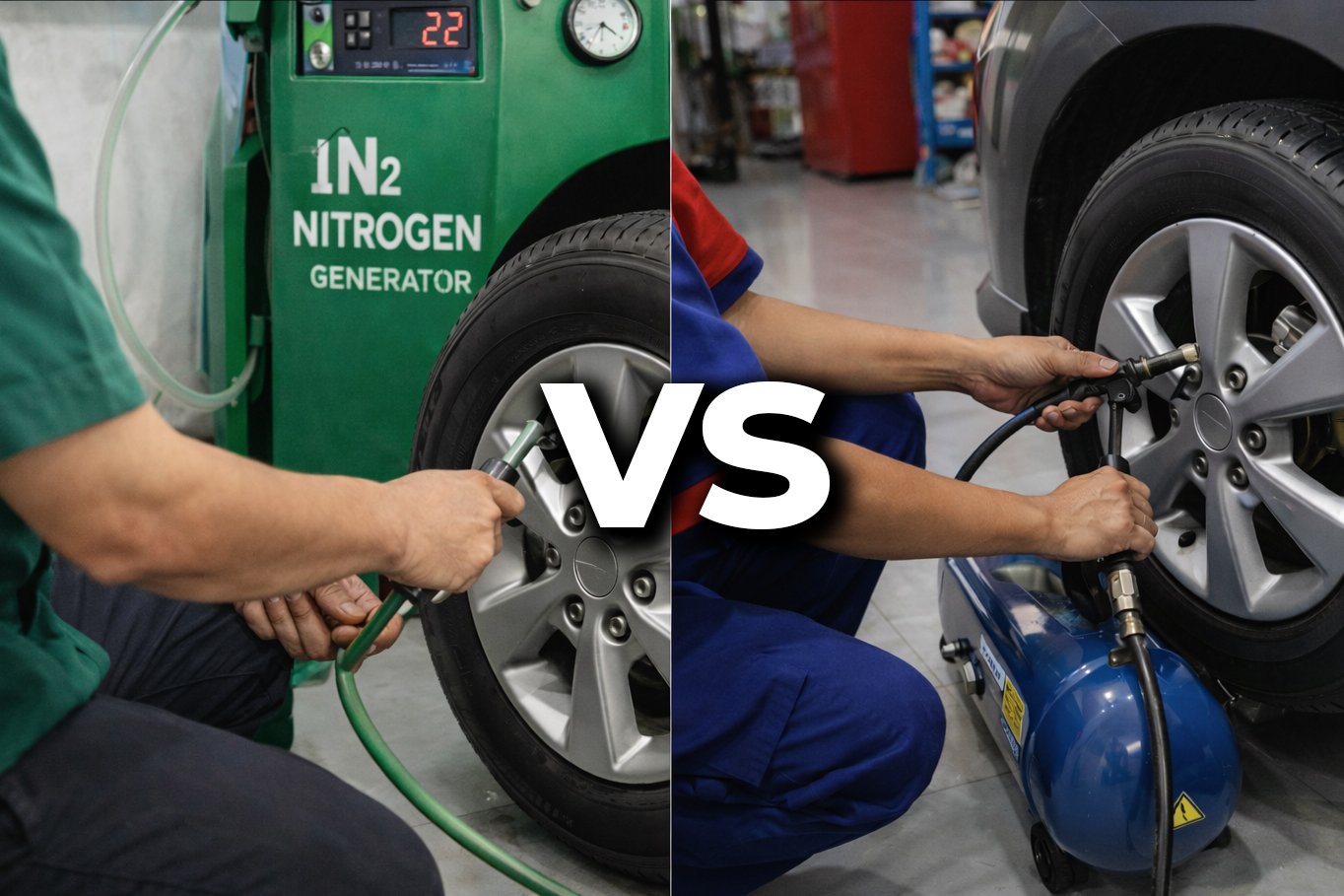 Nitrogen vs Angin Biasa, Mana yang Lebih Tepat untuk Ban Mobil Anda?