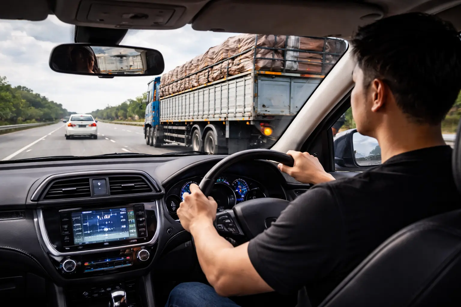 Kesalahan Fatal Pengemudi: Menyalip Truk Tanpa Perhitungan di Tol