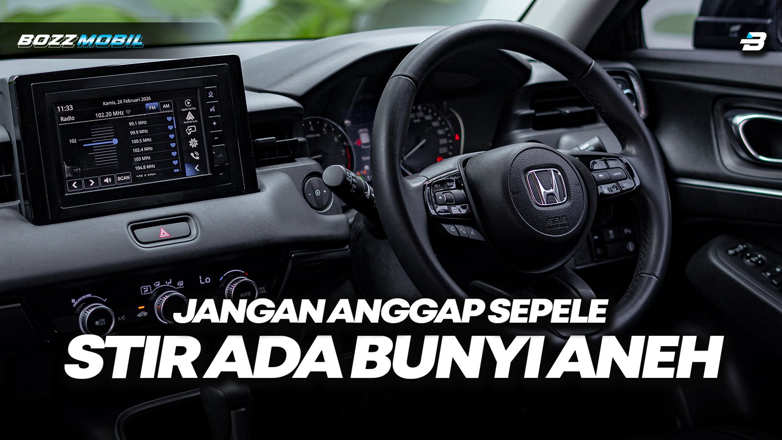 Penyebab Setir Bunyi Saat Belok dan Dampaknya pada Kaki-Kaki Mobil